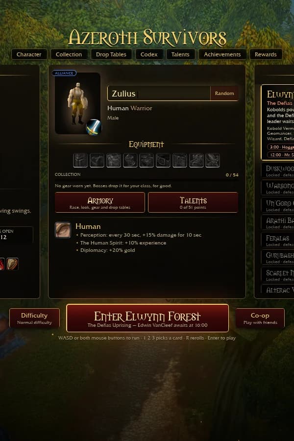 Capa de Azeroth Survivors