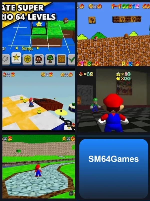 Capa de Mario 64 Romhacks
