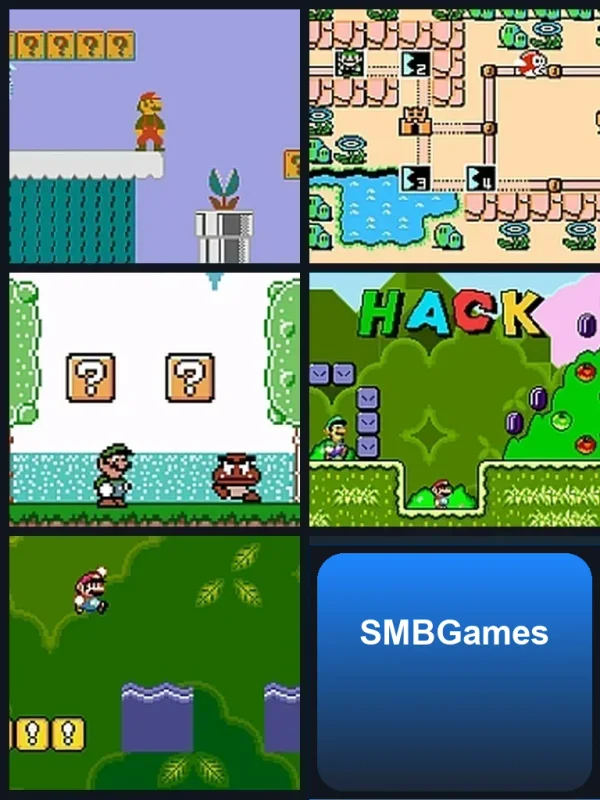 Capa de Super Mario Romhacks